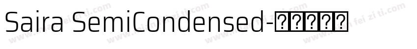 Saira SemiCondensed字体转换